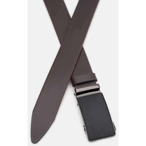 Чоловічий ремінь Borsa Leather коричневий (115v1genav19-brown): Стать Мужской