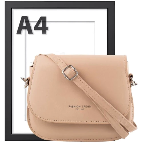 Жіноча сумка листоноша Valiria Fashion бежева (5DETAA6128-beige): Тип ручки Со съемным ремнем, Плечевой ремень, Без ручки