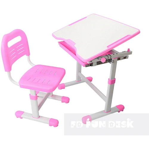 Комплект FunDesk Парта і стілець-трансформери Sole Pink: Вік дитини від 5-ти років