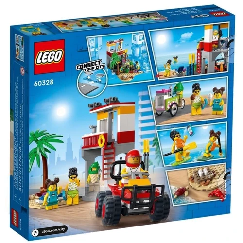 Конструктор LEGO City Спасательный пост на пляже (60328): Серия City