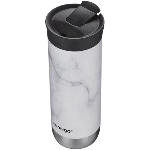 Термокухоль Contigo Huron New Couture Snapseal 591 мл White Marble (2133554): Матеріал колби Нержавеющая сталь