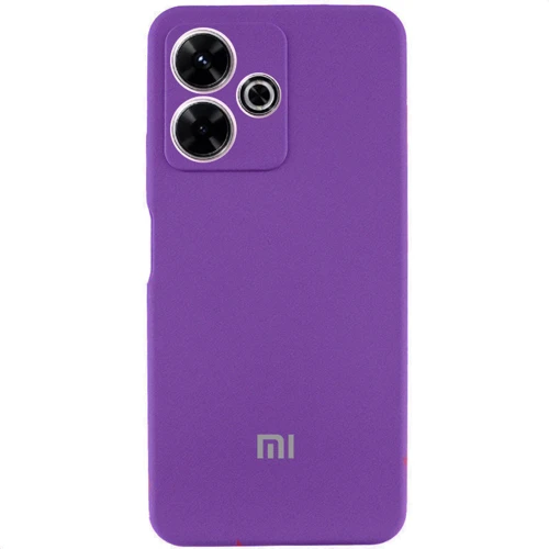 Чехол для телефонов Lakshmi Premium Silicone Case with Logo Full Camera Amethyst for Xiaomi Redmi 13 4G / Poco M6 4G