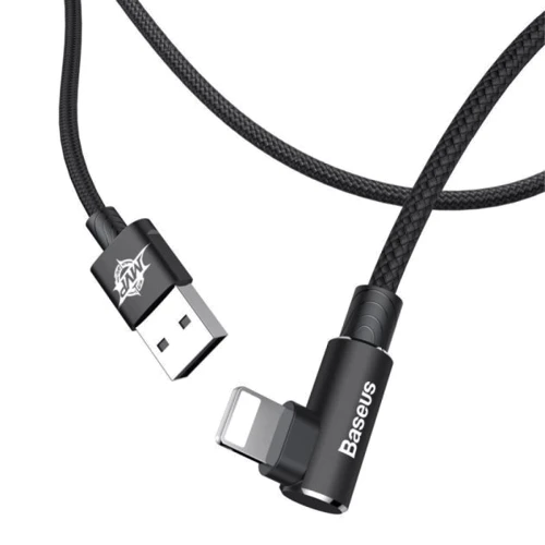 Кабель Baseus USB Cable to Lightning MVP Elbow 1.5A 2m Black (CALMVP-A01) фото 5