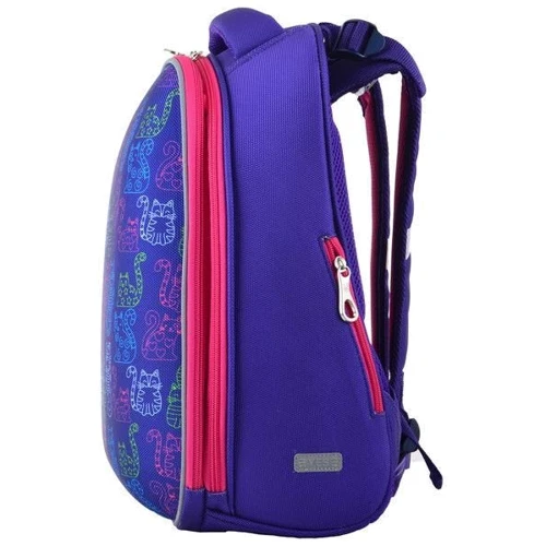 Рюкзак каркасный YES H-12-1 Kotomaniya blue (554486): Тип Для первоклассников