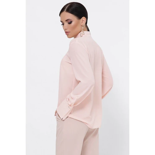 Блуза FashionUp BZ-1792D 42 розовая с длинным рукавом: Сезон Демисезон