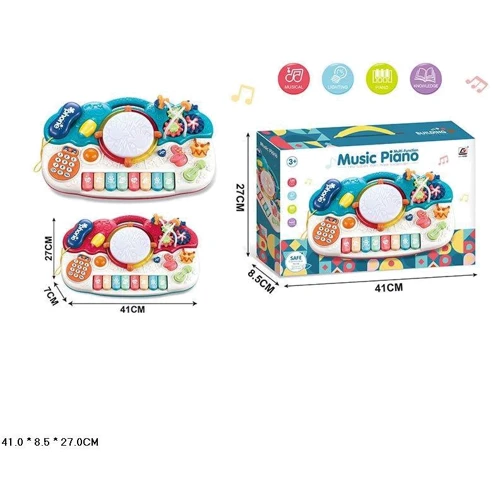 Пианино ToyCloud Веселые Мелодии 2 цвета CY-7008B
