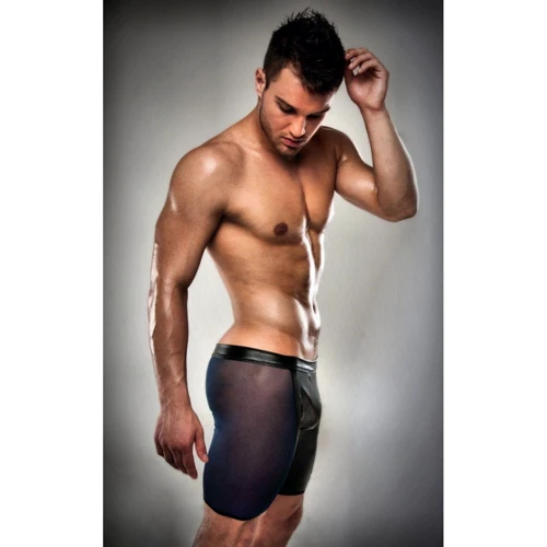 

Мужские прозрачные шорты 026 Short black S/M