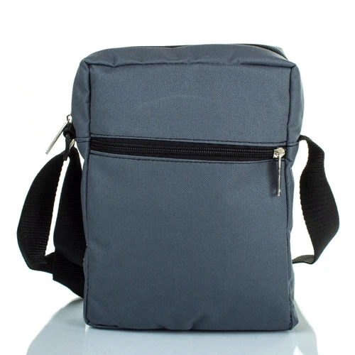 Мужская сумка планшет DNK Leather серая (DNK-Bag-724-70: Пол Мужской