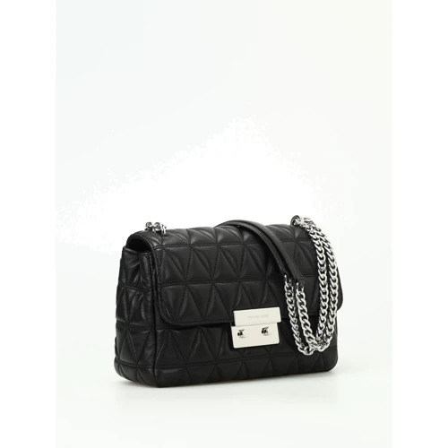 Женская сумка через плечо Michael Kors Sloan Lg Chain Shldr черная 30S7SSLL3L001): Пол Женский