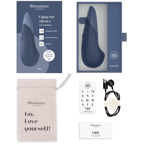 Вибратор Womanizer Vibe Dark Blue​
