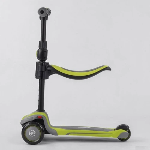 Самокат Best Scooter серо-салатовый (JS-20815): Тип колес литые