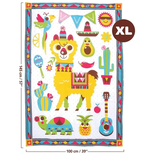 Килимок Yookidoo Fiesta, що розвиває: Розмір, см 145x100
