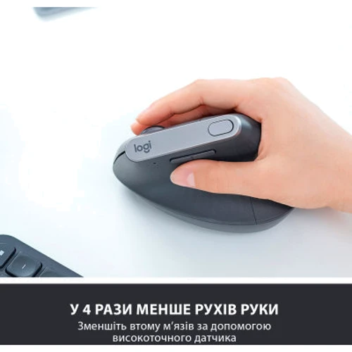 Мышь Logitech Mouse MX Vertical Advanced Ergonomic (910-005448): Максимальное разрешение сенсора, dpi 4000