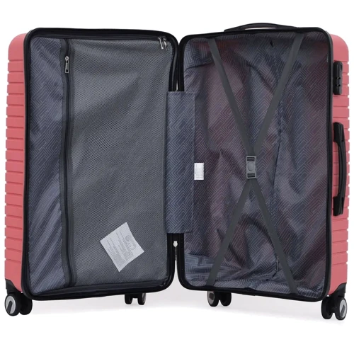 Чемодан Semi Line 19" (S) Pink (T5610-1) (DAS302293): Фактура Матовая, Гладкая