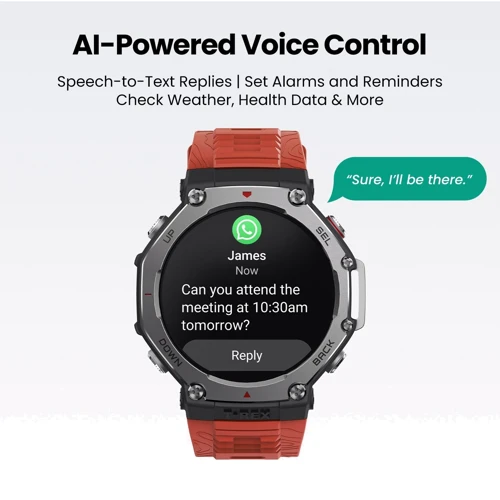 Смарт-часы Amazfit T-Rex 3 Lava: Время работы 13 дней