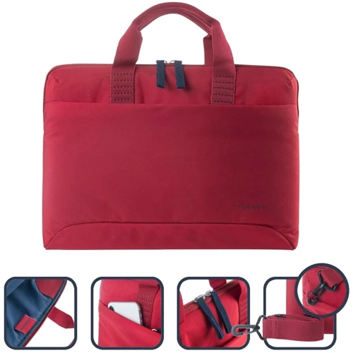 Сумка для ноутбуков Tucano 15.6" Smilza Slim Red (BSM15-R): Форм-фактор 15.6"