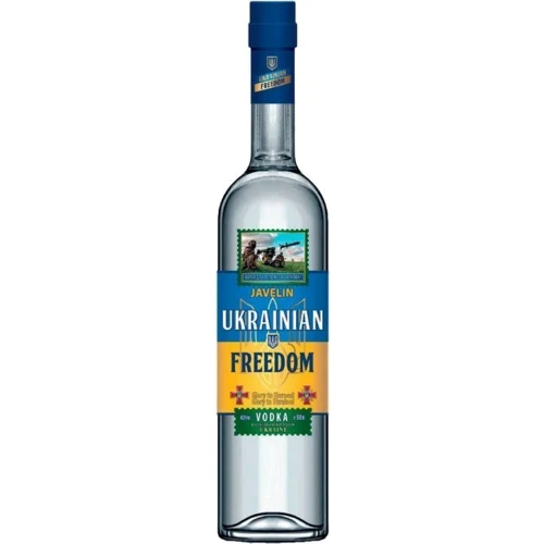 Горілка Гетьман UKRAINIAN FREEDOM "ДЖАВЕЛІН", 0.5л 40% (SOL4820050235698)