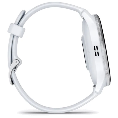 Смарт-часы Garmin Venu 3 Silver Stainless Steel Bezel with Whitestone Case and Silicone Band (010-02784-00): Фитнес-функции Подсчет калорий, Альтиметр, GPS-модуль, Пульсоксиметр, Шагомер, Пульсометр