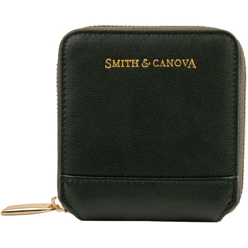 Жіночий гаманець Smith & Canova темно-зелений (FUL-26812-DRGREEN)