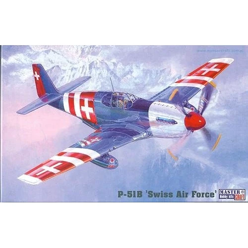 Винищувач Mister Craft P-51B "Swiss Air Force" MCR-C51