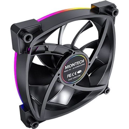Кулер Montech AX120 PWM 3 in 1 Black: Разъем 4pin
