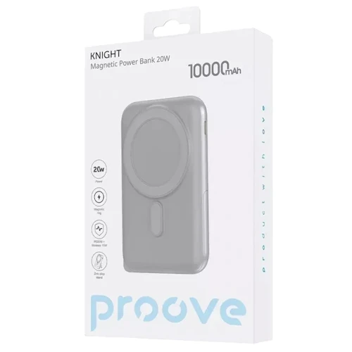 Внешний аккумулятор Proove Power Bank 10000mAh Knight (PBGI20012214): Емкость батареи, мАч 10000