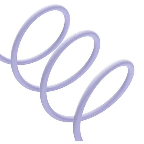 Кабель Baseus Cable USB-C to USB-C Pudding Series Charging Cable 100W 2m Purple (P10355702511-01) фото 3
