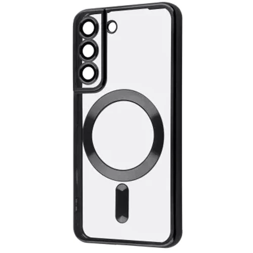 Чохол для телефона WAVE Metal Color Case with Magnetic Ring Black для Samsung G990 Galaxy S21 FE