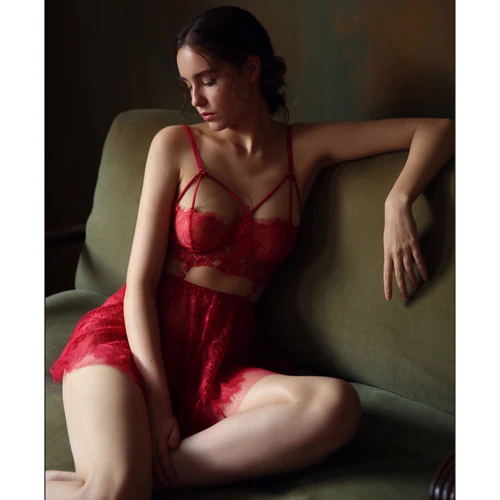 Пеньюар NDS 019-2 One Size Burgundy (23539)
