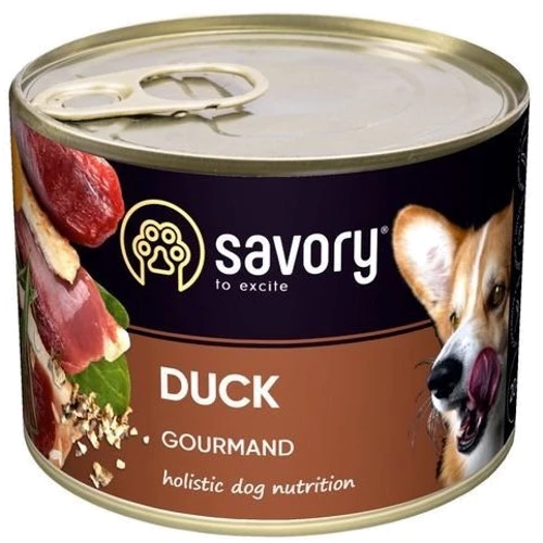 Влажный корм Savory для взрослых собак с уткой 200 г (30464)