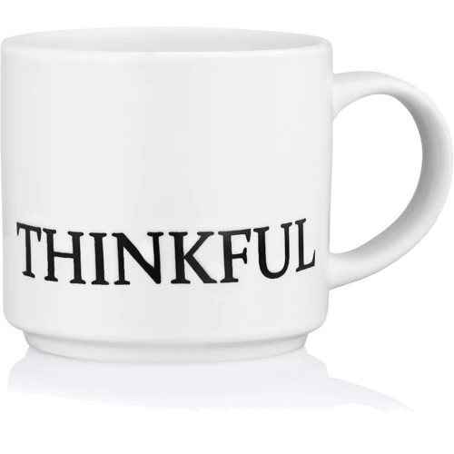 Кружка Ardesto Thinkful керамика 420 мл Белый (AR3043W)