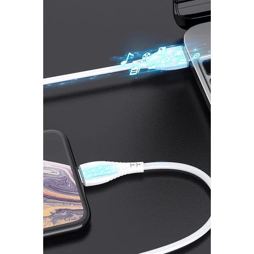Кабель T-PHOX USB Cable to USB-C Nature 3A 1.2m White (T-C830 White) фото 3