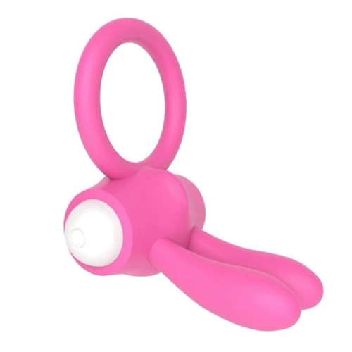 Эрекционное виброкольцо LoveToy Power Clit Cockring, Pink