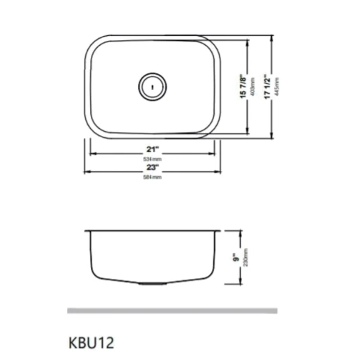 Кухонная мойка Kraus KBU12