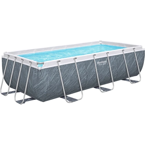 Басейн Bestway каркасний 404-201-100 см (56721) (фільтр-насос, драбина, в коробці)