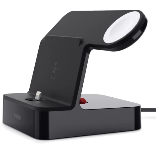 Док-станция Belkin Dock Stand PowerHouse 2.4A Black (F8J237VFBLK) for Apple iPhone and Apple Watch