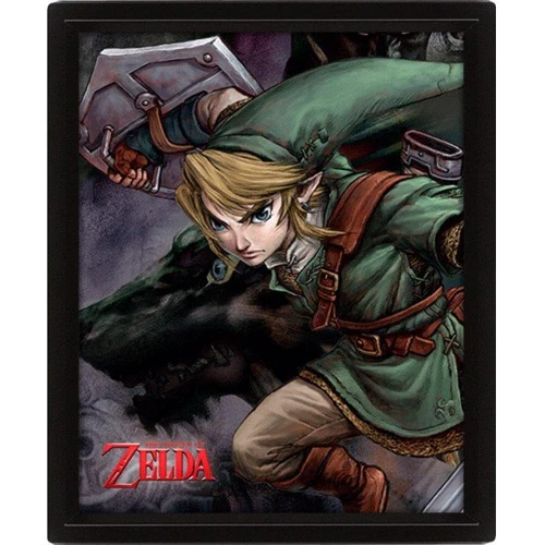 3D Постер Pyramid International The Legend Of Zelda (Twilight Princess) 25.4 x 20.3 см (EPPLA79968)