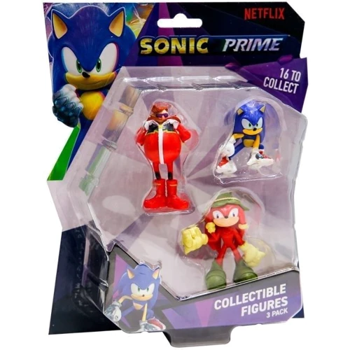 Набір ігрових фігурок Sonic Prime Сонік, Наклз, Доктор Еггман 3 фігурки 6.5 см (SON2020D): Тип Набор игровых фигурок