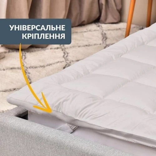 Наматрасник IDEIA Дабл антиаллергенный суперплотный 160x200 см (4820227285907)