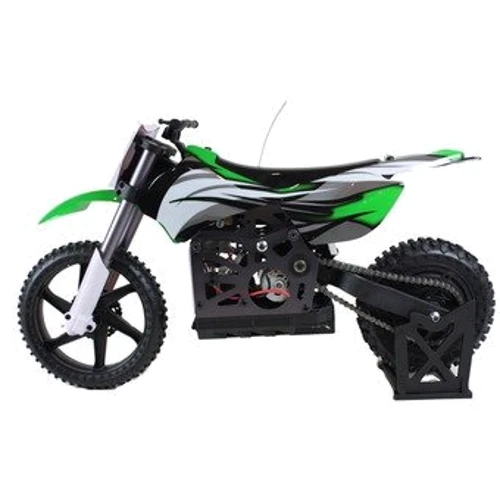 Радиоуправляемая модель Мотоцикл Himoto (1:4) Burstout MX400 Brushed (зеленый) (MX400g): Форма Мотоцикл