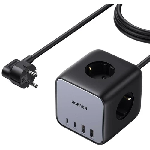 Зарядное устройство Ugreen Wall Charger 2хUSB-C+2xUSB CD268 65W DigiNest Cube Black (60113): Особенности USB-C, Быстрая зарядка, Power Delivery (PD)