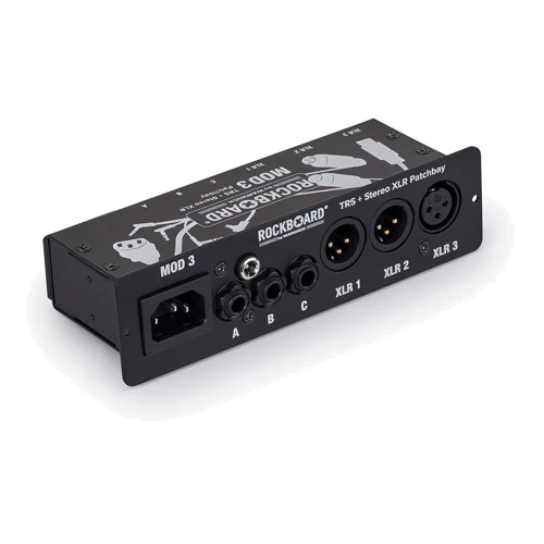 Педалборд Педалборд ROCKBOARD MOD 3 V2 All-in-One TRS & XLR Patchbay for Vocalists & Acoustic Players