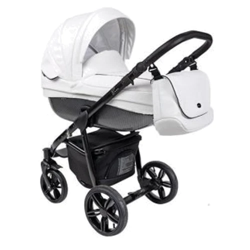 Универсальная коляска 2в1 Roan Bass Eco Carbon Black coconut