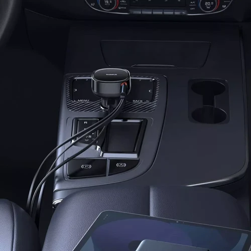 Зарядное устройство Baseus Car Charger USB-C Enjoyment Pro with Cable 60W Black (C00057802111-00) фото 7