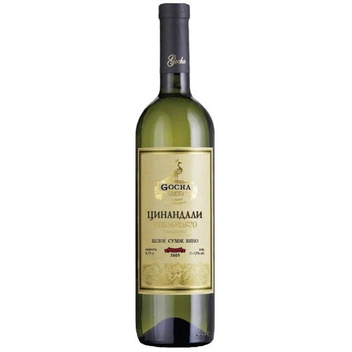 Вино Gocha Цинандалі біле сухе 0.75л 11-12% (PLK4860053011387)
