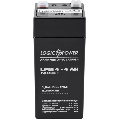 LogicPower LPM 4В 4 Ач (4135): Тип Аккумулятор