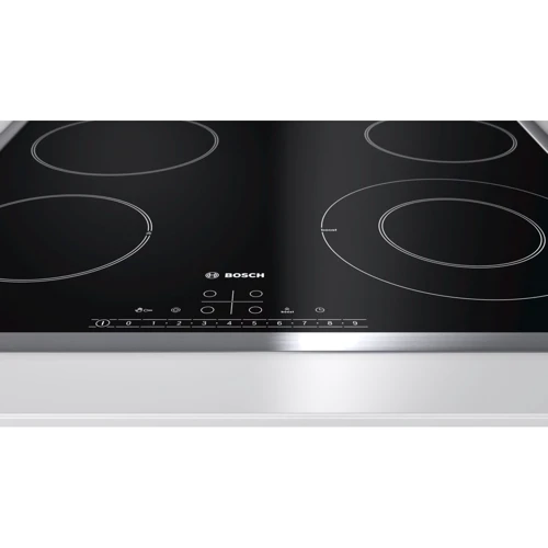 Варочная поверхность электрическая Bosch PKF645FP2E: Расположение панели Спереди посередине