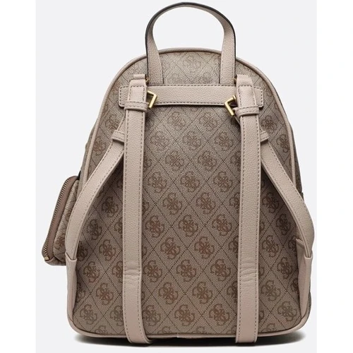Женский рюкзак GUESS HOUSE PARTY LARGE BACKPACK светло-коричневый (HWSB8686330-LTL): Фактура Сафьяно, Матовая