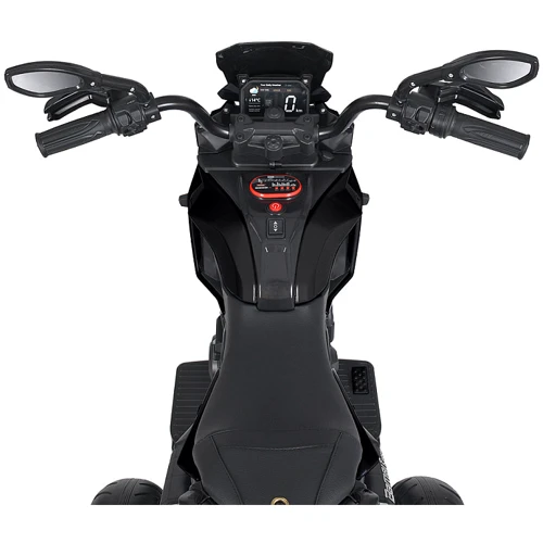 Детский электромотоцикл Bambi черный (M 5037EL-2)