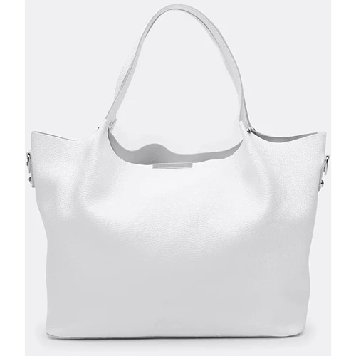 Женская сумка шоппер Ricco Grande белая (1l943-white)